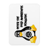Peter de PTSD Bewustzijnspinguïn Magneet (Verticaal)