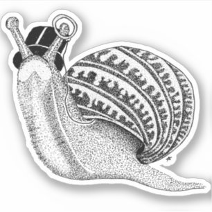 Peter de slak sticker