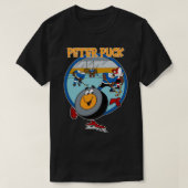 Peter Design Puck Cartoon Character Classic T Shir T-shirt (Design voorkant)