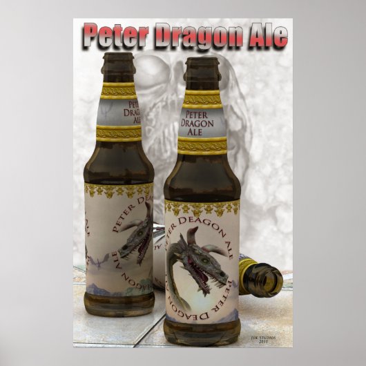 PETER DRAGON ALE poster 2011 (Voorkant)