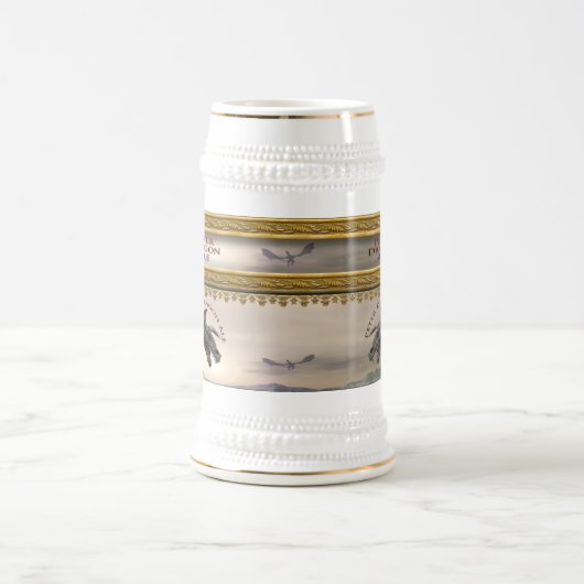 Peter Dragon Ale Stein Bierpul (Center)