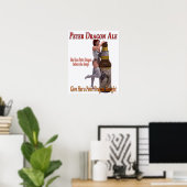 Peter Dragon Ale voor ze slaapt Poster (Thuiskantoor)