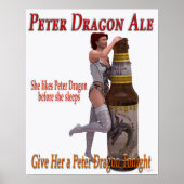 Peter Dragon Ale voor ze slaapt Poster (Voorkant)