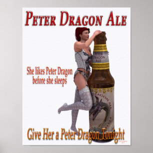 Peter Dragon Ale voor ze slaapt Poster