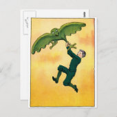 Peter en de ballonvogel "The Gnome King of Oz" Briefkaart (Voorkant / Achterkant)