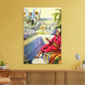 Peter en de Romeinse kapitein Wrapped Canvas (Insitu (Woonkamer))