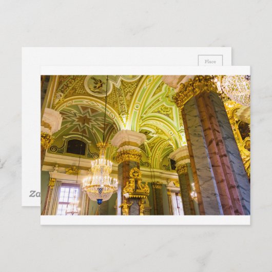 Peter en Paul Fortress Sint-Petersburg Rusland Briefkaart (Voorkant / Achterkant)