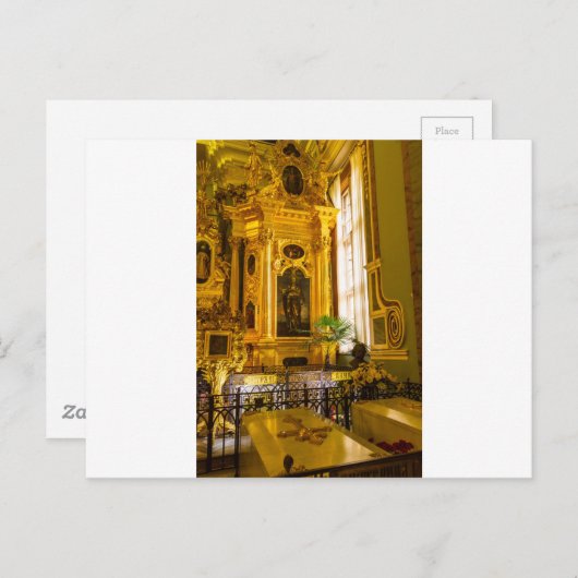 Peter en Paul Fortress Sint-Petersburg Rusland Briefkaart (Voorkant / Achterkant)