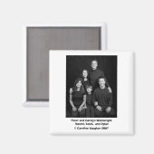 Peter familiy_W portret, Peter een... - Gepersonal Magneet (Voorkant / Achterkant)