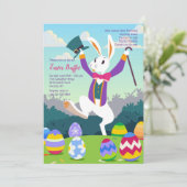 Peter Fluffytail Easter Kaart (Staand voorkant)