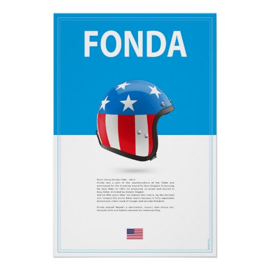 Peter Fonda Helmet Perfect Poster (Voorkant)