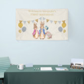 Peter het konijn 1e Verjaardag banner (Beurs)