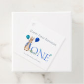 Peter het konijn 1e Verjaardag Bedankjes Labels (In situ)