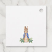 Peter het konijn 1e Verjaardag Bedankjes Labels (Achterkant)