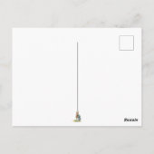 Peter het konijn ballonnen Eerste verjaardag Briefkaart (Achterkant)