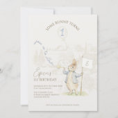 Peter het Konijn Beatrix Een konijn 1e verjaardag Kaart (Voorkant)