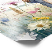 Peter het konijn blauwe jas met ballonnen foto afdruk (Hoek)