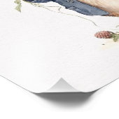 Peter het konijn blauwe jas met ballonnen foto afdruk (Hoek)