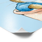 Peter het Konijn Blowing een Blauwe Bubble Gum Foto Afdruk (Hoek)