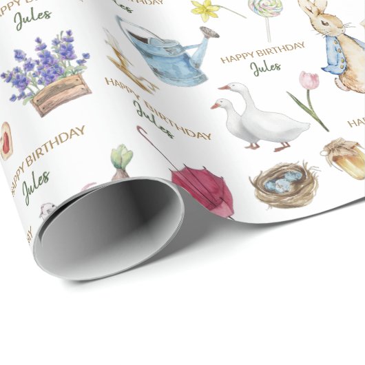 Peter het Konijn Cadeaupapier (Rol Hoek)