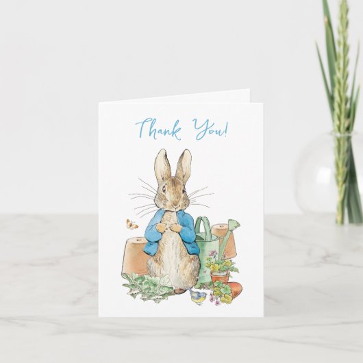 Peter het konijn Dank u Kaart (Voorkant)