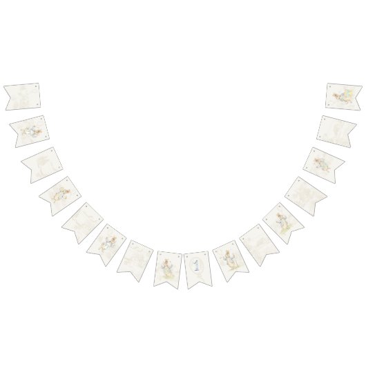 Peter het konijn Een konijn Een konijn 1e verjaard Vlaggetjes (Alle)