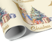 Peter het konijn eerste kerst cadeaupapier (Rol Hoek)