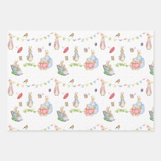 Peter het konijn en de familie inpakpapier vel (Voorkant 3)