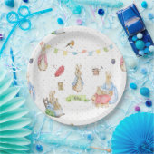 Peter het konijn en de familie papieren bordje (Feest)