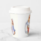 Peter het konijn en Josephine konijn Papieren Bekers (Links)