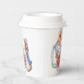 Peter het konijn en Josephine konijn Papieren Bekers (Rechts)