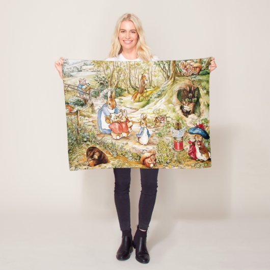 Peter het konijn fleece deken (In situ)