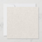 Peter het konijn Flopsy beige linnen achtergrond (Achterkant)