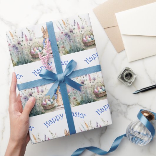 Peter het konijn Gelukkig Pasen Cadeaupapier (Geschenken)
