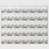 Peter het konijn Gelukkig Pasen Cadeaupapier (Vlak)