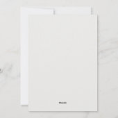 Peter het konijn Gelukkig Pasen groet Feestdagenkaart (Achterkant)