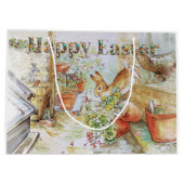 Peter het konijn Gelukkig Pasen Groot Cadeauzakje (Achterkant)
