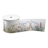 Peter het konijn Gelukkig Pasen Satijnen Lint (Spoel)