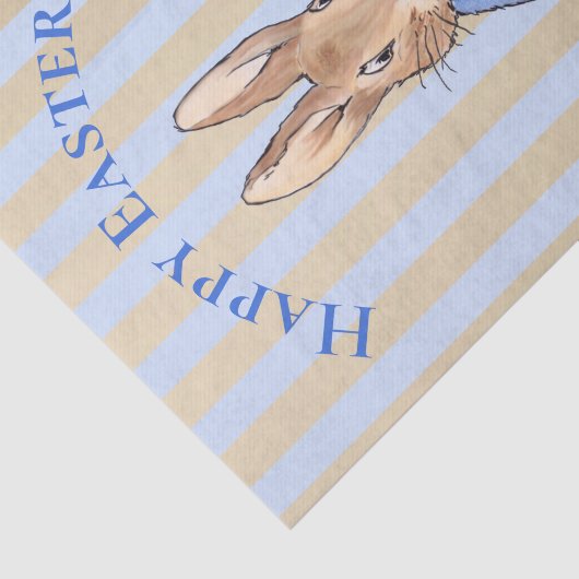 Peter het konijn Gelukkig Pasen Tissuepapier (Detail)