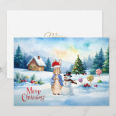 Peter het konijn Ginger brood huis Feestdagenkaart (Voorkant / Achterkant)