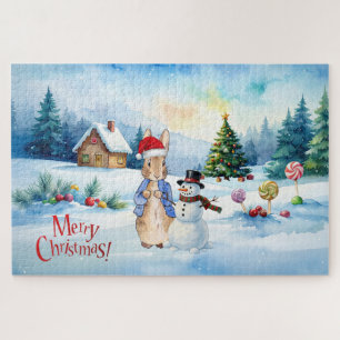 Peter het konijn Ginger brood huis Legpuzzel