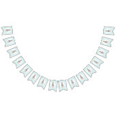 Peter het konijn groene check patroon achtergrond vlaggetjes (Alle)