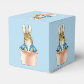 Peter het Konijn in Pot Wit Bubble kauwgom Bedankdoosjes (Achterkant)