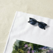 Peter het konijn in zijn bloementuin strandlaken (In situ)