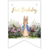 Peter het Konijn in zijn tuin nr. 2 Eerste Verjaar Vlaggetjes (Derde vlag)