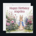 Peter het Konijn in zijn tuin nr. 2 Personaliseren Kaart<br><div class="desc">Peter het Konijn in zijn tuin nr. 2</div>