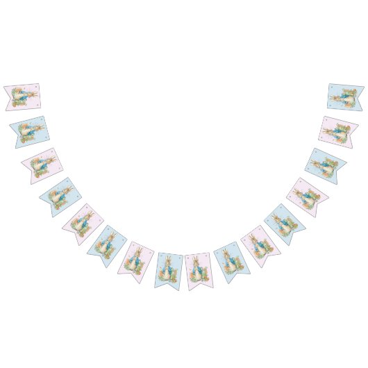 Peter het konijn in zijn tuin vlaggetjes (Alle)