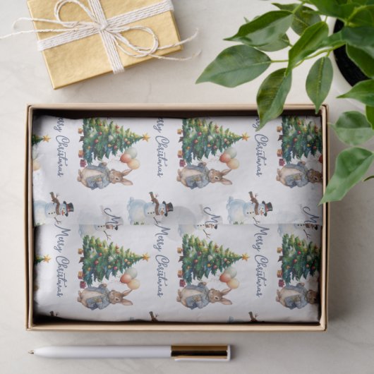 Peter het Konijn Kerstboom Tissuepapier (Geschenk)