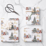 Peter het Konijn Kerstinkopen Inpakpapier Vel<br><div class="desc">Peter het Konijn kerstinkopen. Fijne kerstgroet</div>