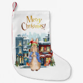 Peter het Konijn Kerstinkopen Kleine Kerstsok (Voorkant)